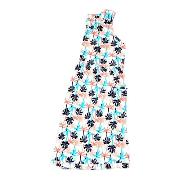 Rene Rofe Womens L Fun Tropical Palm Tree Lounge Dress/Sleepwear/Swim Cover-up - Picture 13 of 15